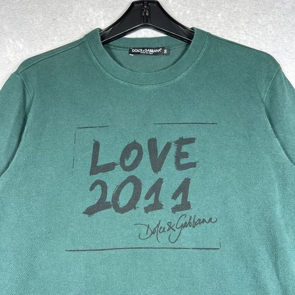 DOLCE & GABBANA LOVE SWEATER 2011 COLLECTION WOMEN’S SIZE: 50 GREEN LONG SLEEVE - Picture 3 of 10